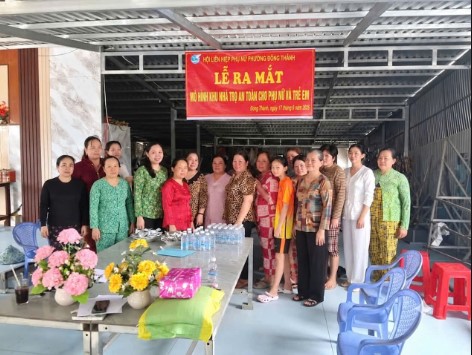 Phụ nữ phường Đông Thành ra mắt mô hình khu nhà trọ an toàn cho phụ nữ và trẻ em