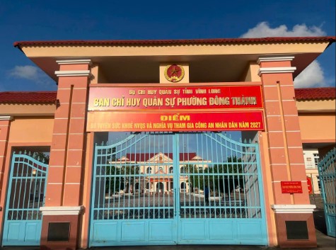 Phường Đông Thành tổ chức khám sơ tuyển sức khỏe cho công dân trong độ tuổi tham gia nghĩa vụ quân sự và công an nhân dân năm 2027