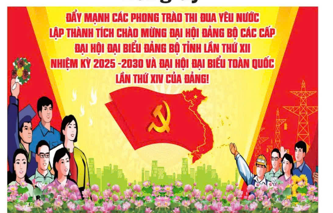 Chào mừng Đại hội Đảng bộ các cấp - tiến tới Đại hội XIV của Đảng!