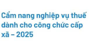 UBND phường triển khai phổ biến Cẩm nang nghiệp vụ thuế dành cho công chức cấp xã
